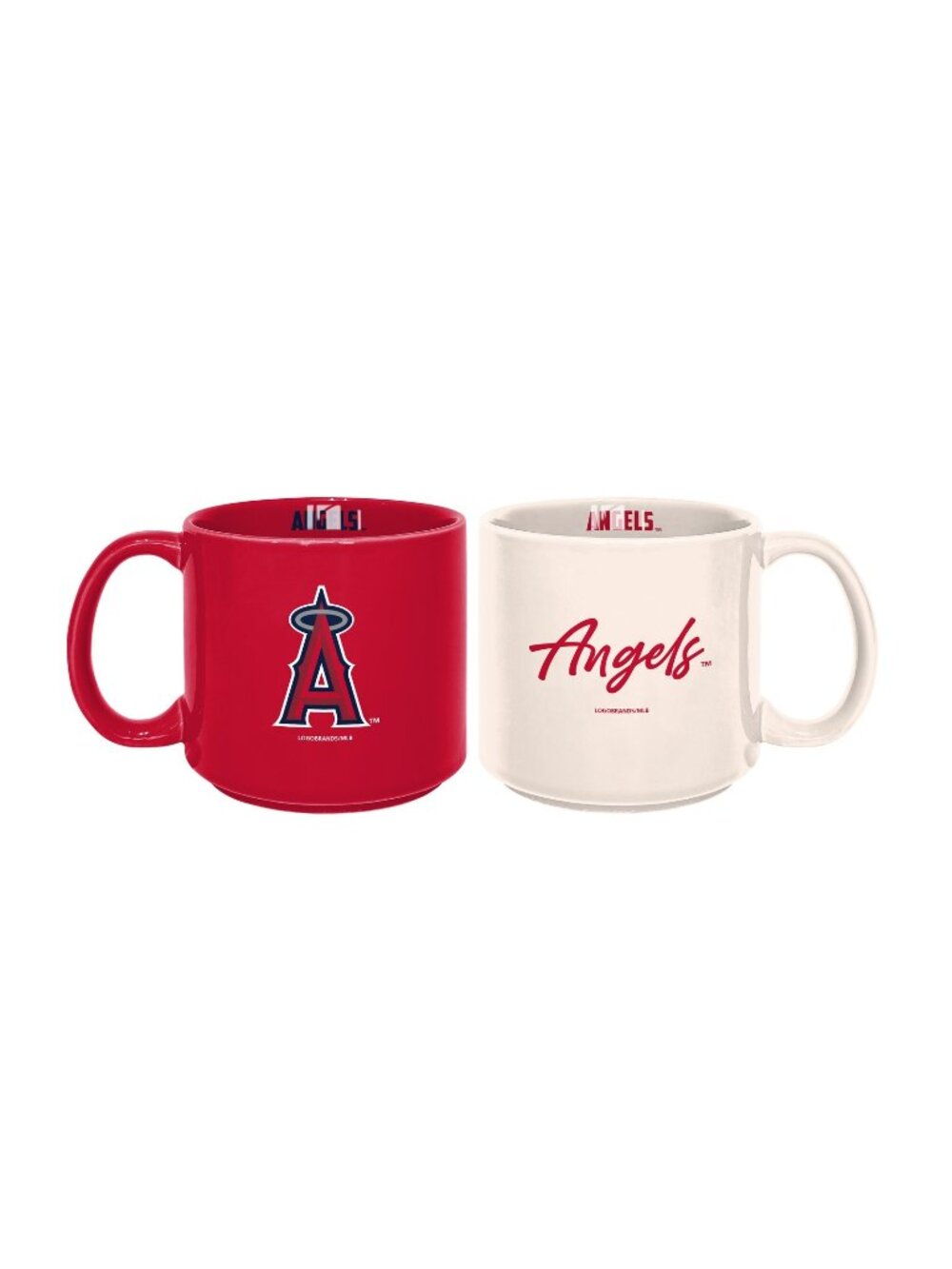 LA Angels Fanatics 15oz Stackable Mug Set